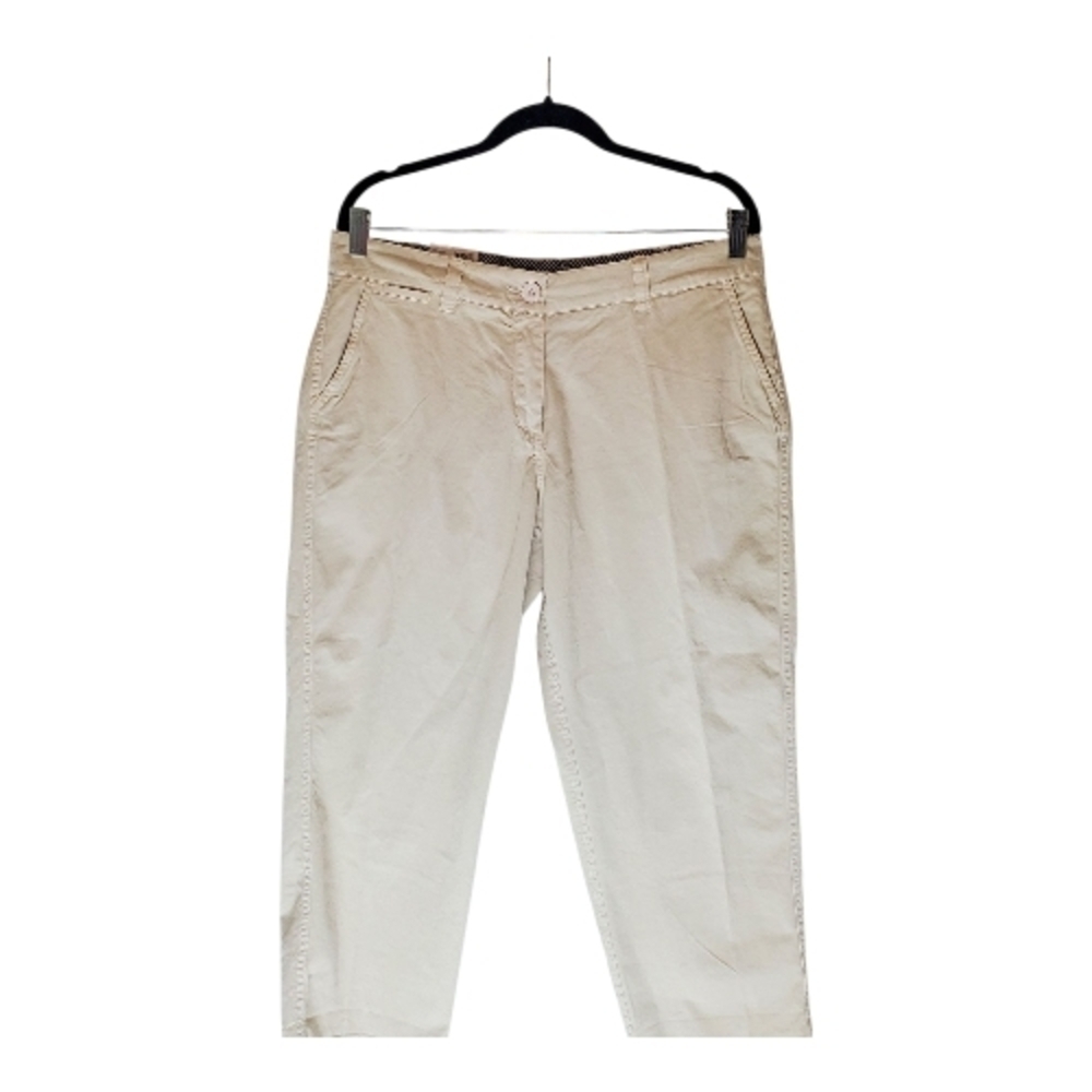 Crown & Ivy Women's Khaki Cropped Pants Size 12 Petite - Picture 4 of 6
